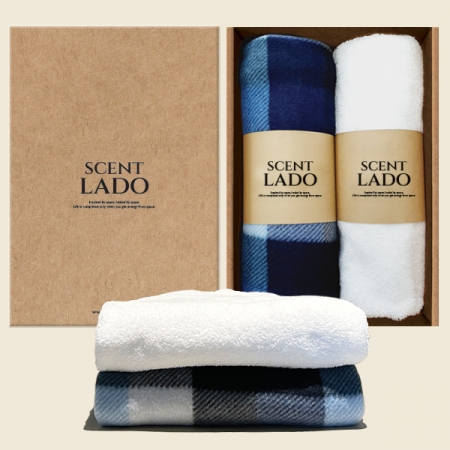 송월 센트라도 네이처 담요+송월 타올 (수건)150g 세트 #2