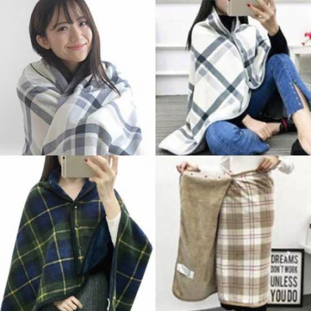 루무드 똑딱 망토 담요 / 후드 담요 #2