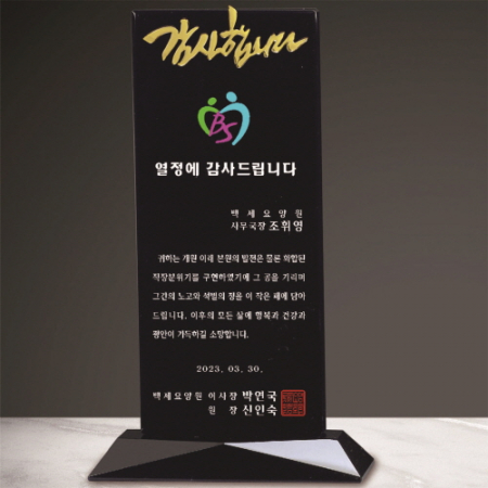 크리스탈 상패 225 #6