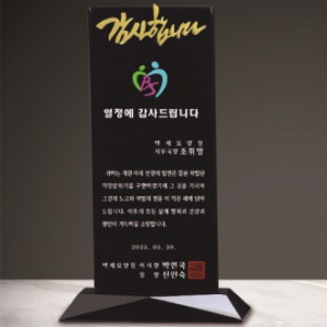 크리스탈 상패 225