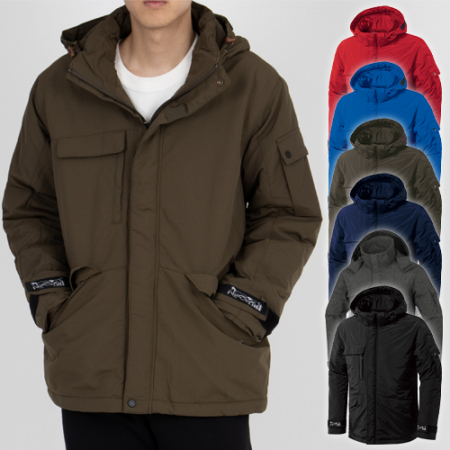 방수 방한 폴라폴리스 내피 탈부착 후드 점퍼 (S-4XL) #2