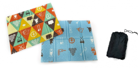 방석 8단 접이식 방석 가방포함 가방인쇄 38*29cm #2