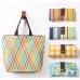 작은이미지: 옥스포드 패턴 장바구니 시장가방 마트가방 방수가방 32*45.5*12cm #2