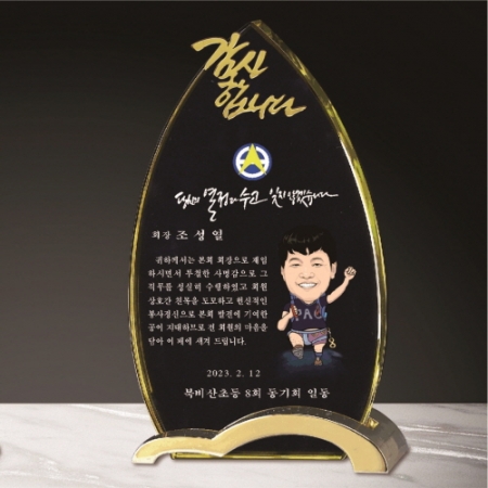 크리스탈 상패 286 #2