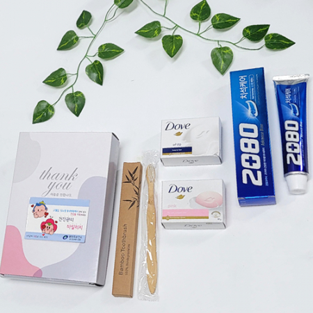도브 비누 치약 대나무칫솔 선물세트 5종 #3