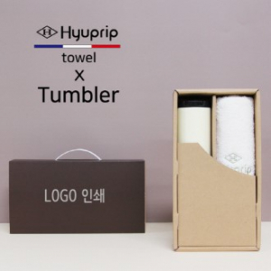 벅스로얄 500ml 텀블러 + 협립 호텔 코마 170 세면타올 세트