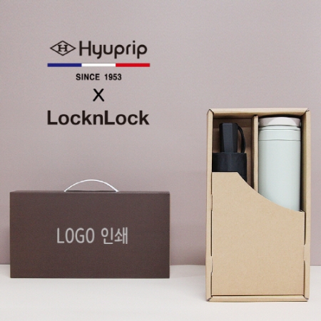 협립 3단 VIP 수동식 우산+락앤락 메트로 투웨이 텀블러 세트 #2