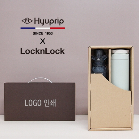 협립 3단 암막 커넥션 완전 자동 우양산 + 락앤락 메트로 투웨이 텀블러 세트 #2