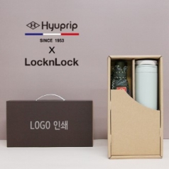 협립 3단 엠보 완전 자동 우산 + 락앤락 메트로 투웨이 텀블러 세트