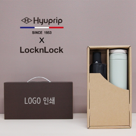 협립 3단 베이직 완전 자동 우산 + 락앤락 메트로 투웨이 텀블러 세트 #2
