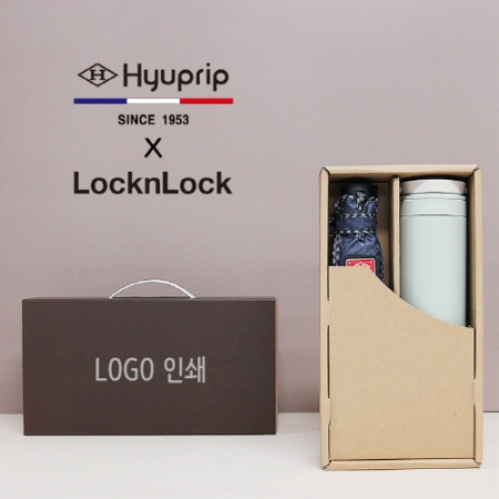 협립 3단 엠보 수동우산 + 락앤락 메트로 투웨이 텀블러 세트 #2