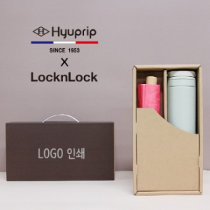 협립 3단 초미니 마시멜로 수동우산 + 락앤락 메트로 투웨이 텀블러 세트