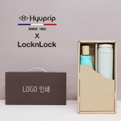 협립 3단 마시멜로 수동우산 + 락앤락 메트로 투웨이 텀블러 세트