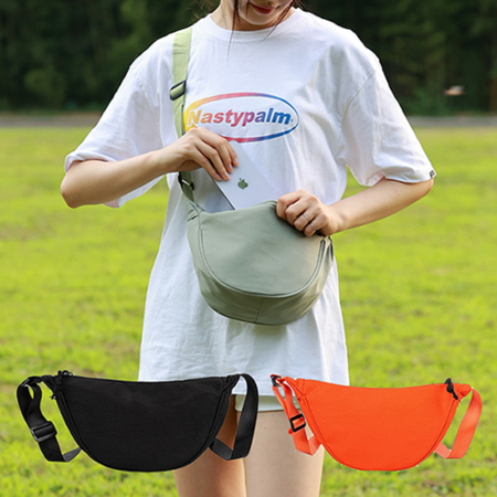 모모카멜 반달 미니 크로스백(HE17) #2