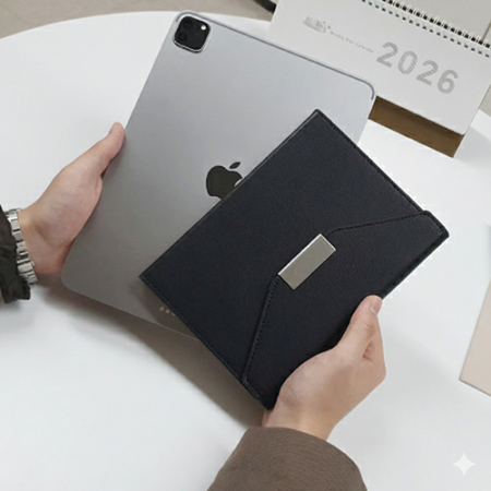 뉴프로 양장 붙임식 다이어리3단 A5 #2