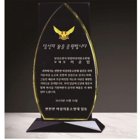 크리스탈 상패 295 #2