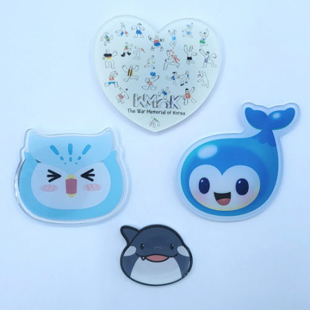 아크릴 캐릭터 냉장고 자석, 고무자석 // 주문제작 #2