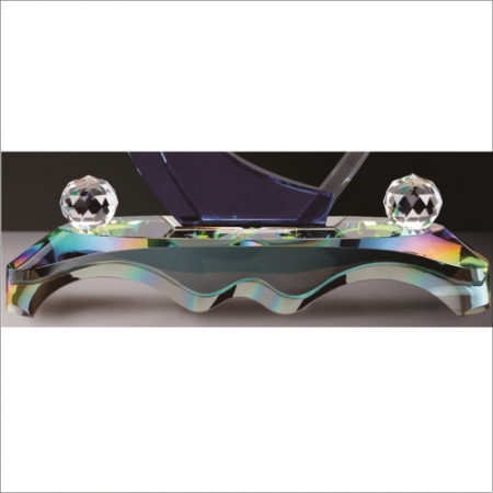 투톤 블루크리스탈 상패 321 #5