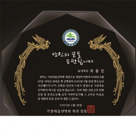 크리스탈 상패 315 #3