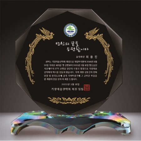 크리스탈 상패 315 #2