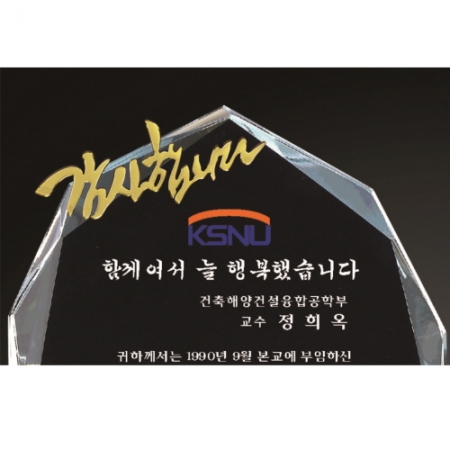 감사합니다 크리스탈 상패 305 #3