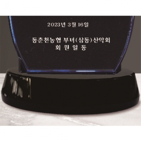 크리스탈 상패 301 #5