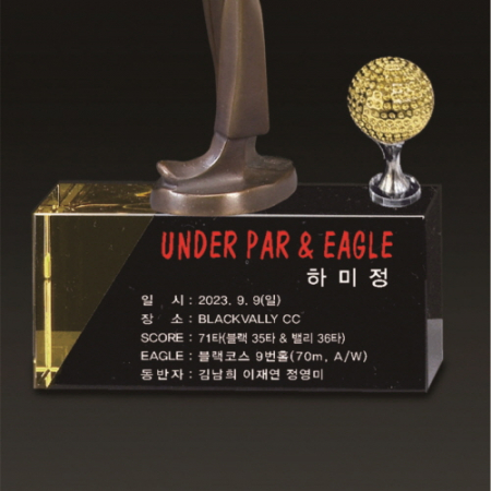 명품 청동 남성 골프트로피 18 #5