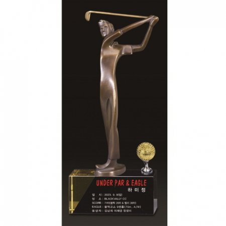 명품 청동 남성 골프트로피 18 #6