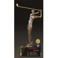명품 청동 여성 골프트로피 17