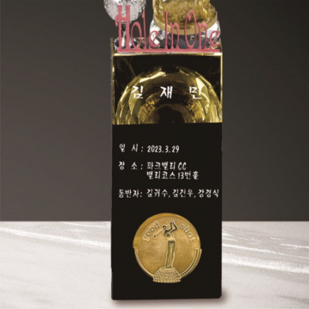 금속크리스탈 남성 골프 트로피 232 #5