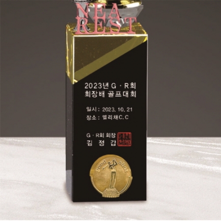 금속크리스탈 남성 골프 트로피 211 #5