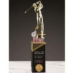금속크리스탈 남성 골프 트로피 211