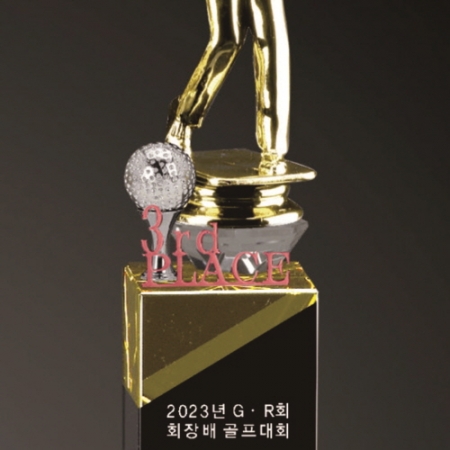 금속크리스탈 남성 골프 트로피 209 #4
