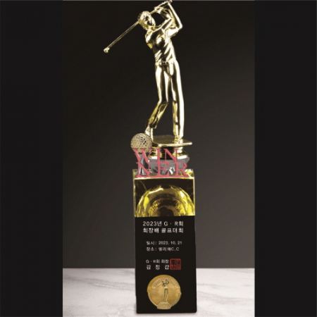 금속크리스탈 남성 골프 트로피 207 #6
