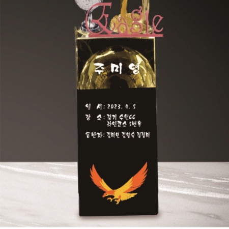 금속크리스탈 여성 골프 트로피 206 #5