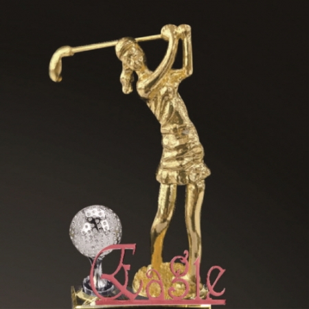금속크리스탈 여성 골프 트로피 206 #3
