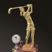 작은이미지: 금속크리스탈 여성 골프 트로피 206 #3