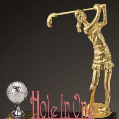 금속크리스탈 여성 골프 트로피 205 #3