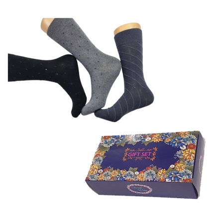 남성 3족 브랜드 양말 정장 양말 유럽 스타일 #2