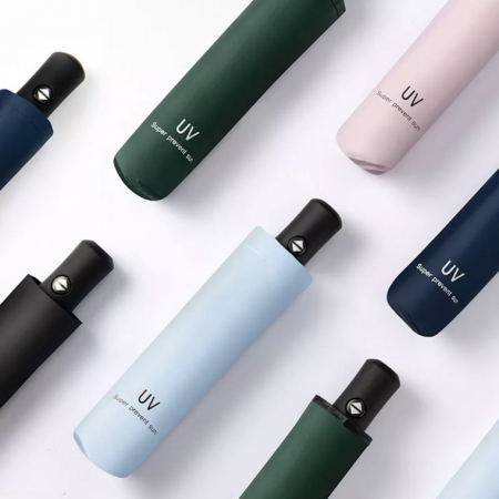 3단 자동 우산 UV우산 원터치 우산 양산 휴대용 3단 우산 #2