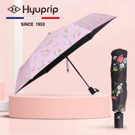 협립 3단 암막 6K 플라워즈 미니 완전 자동 양우산 #2