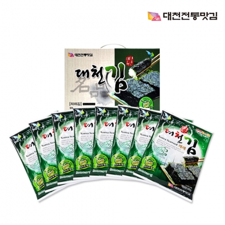 대천 전통 맛김 재래 전장 8봉세트 #2