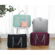 여행용 접이식 보스턴백 보조가방 포켓 폴딩백