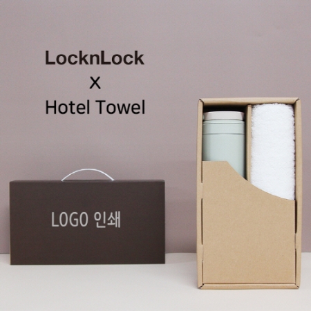 락앤락 메트로 투웨이 텀블러 + 코마 40수 200 호텔타올 세트 #2
