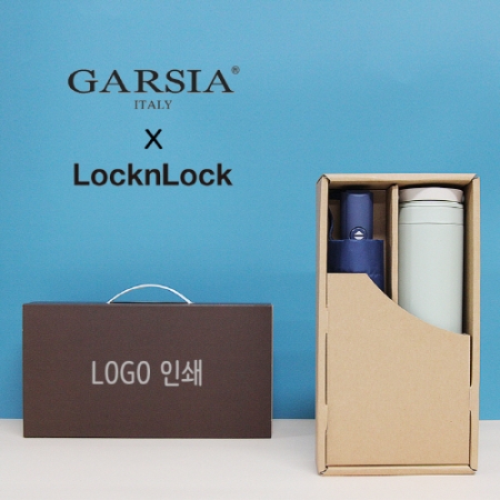 가르시아 3단 모던 완전 자동 우산 + 락앤락 메트로 투웨이 텀블러 세트 #2