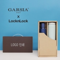 가르시아 3단 모던 완전 자동 우산 + 락앤락 메트로 투웨이 텀블러 세트