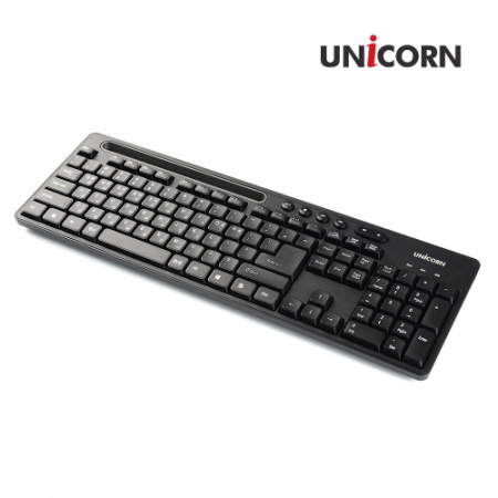 유니콘 스마트폰 / 테블릿 거치형 무소음 무선키보드 마우스 세트 BK-8000S #4
