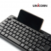 작은이미지: 유니콘 스마트폰 / 테블릿 거치형 무소음 무선키보드 마우스 세트 BK-8000S #3