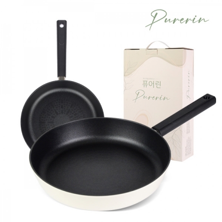 퓨어린 화이트 인덕션 (IH) 티타늄 코팅 프라이팬 28cm #2