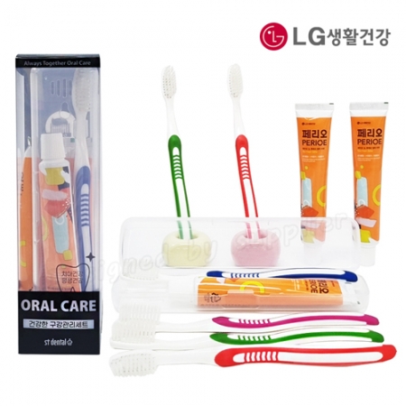 오랄케어 326 페리오 리필 1호 미세모 칫솔 치약 선물세트 #4